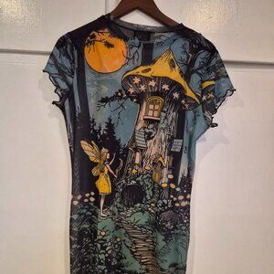 Dressed in LALA Believe In Magic Mesh Mini Dress